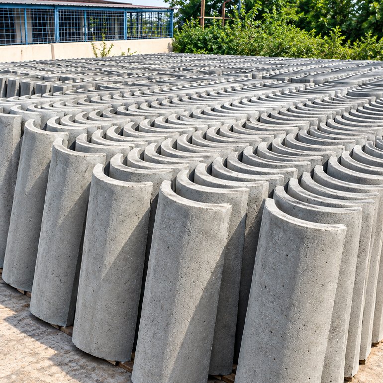 RCC Half Round Pipe